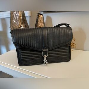 Rebecca Minkoff Leather Hudson Moto Flap Crossbody